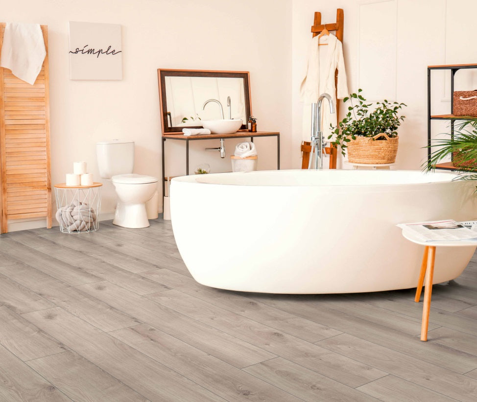 Sol Stratifié Evasion Chêne Argent Clair