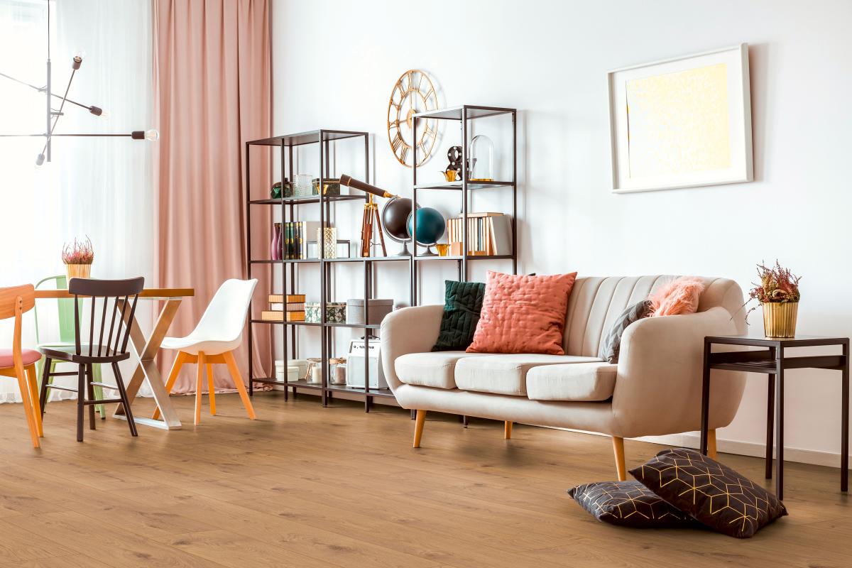 Authentik Harmonie Chêne Nature. parquet idéal pour salon, résistant et élégant