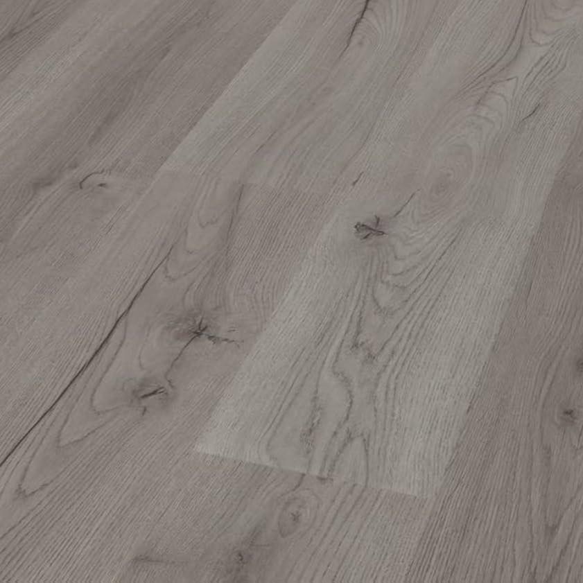 sol stratifié 193mm de large, teinte grise moderne et lumineux. Made in Germany